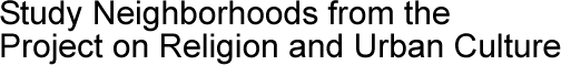 Study Neighborhoods